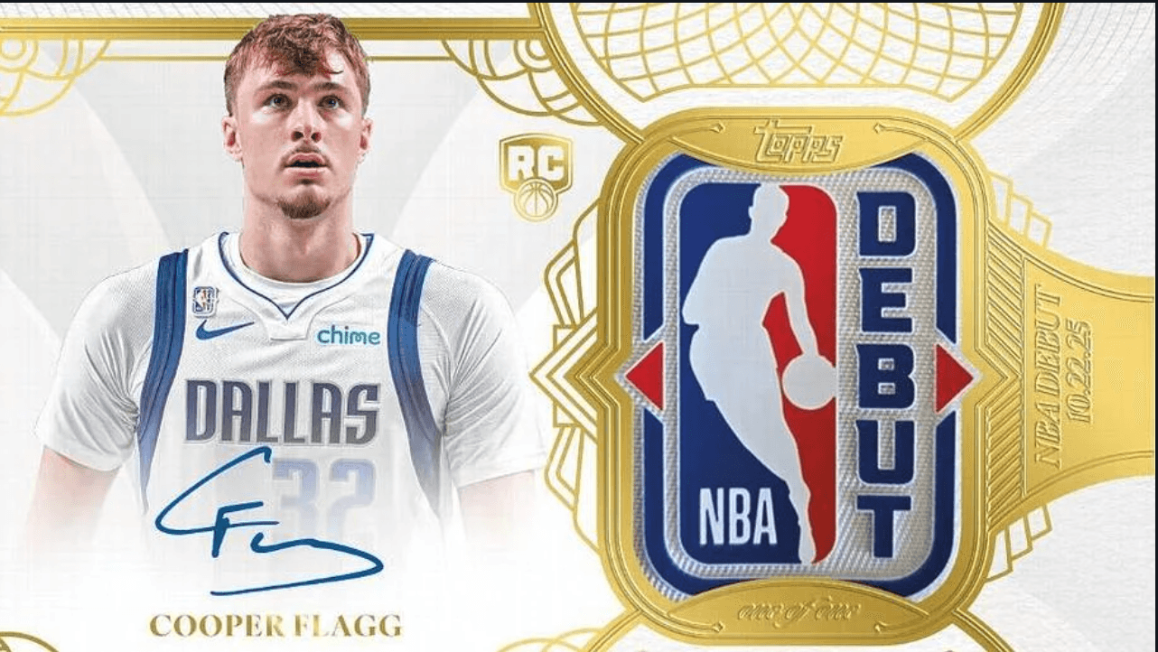 Cooper Flagg 1/1 NBA Debut Patch Auto