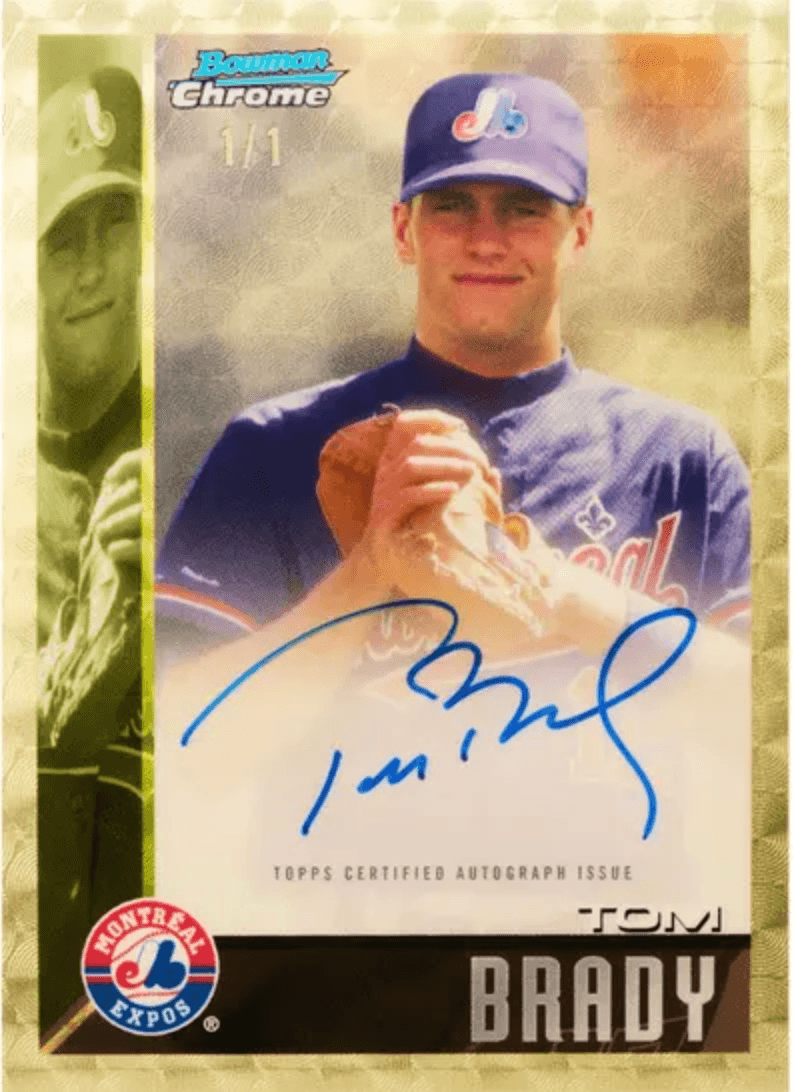 Tom Brady 1/1 Bowman Superfractor Auto